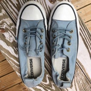 Brand new light blue converse